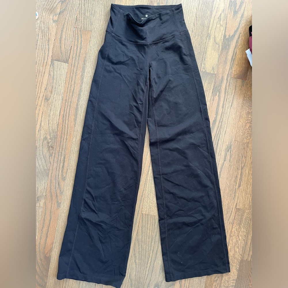 athleta wide leg flare leggings!